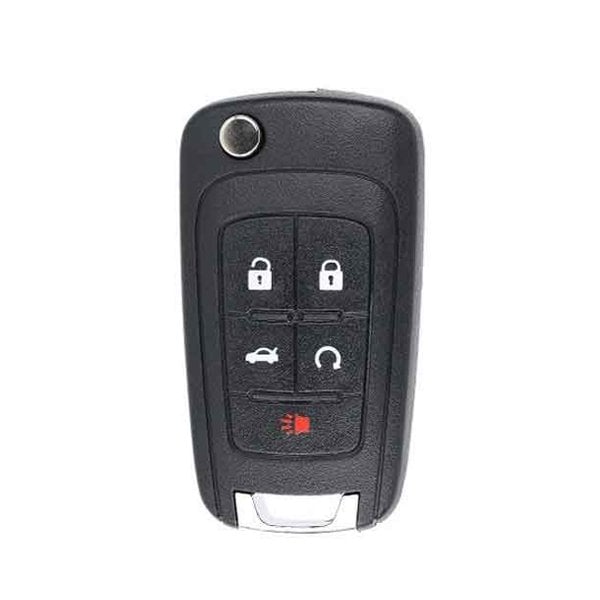 KeylessFactory: GM 5 Button HU100 Flip Key w/ Prox PEPS Function